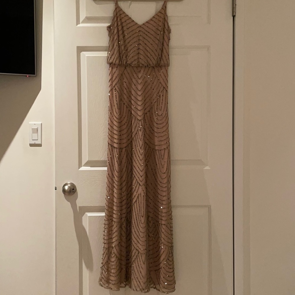 Adrianna Papelle Evening Dress worm once